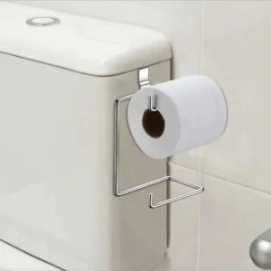 Suporte Papel Higiênico Duplo Para Caixa Acoplada Cromado