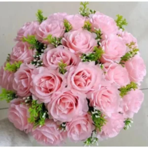 Buquê de Rosas com folhagem c/24
