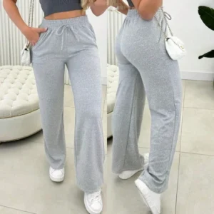 Calça Pantalonada de Lazinho Feminina Cintura Alta